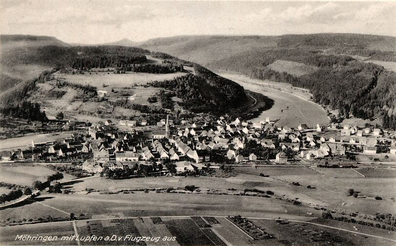 Luftbild von Süden 1934