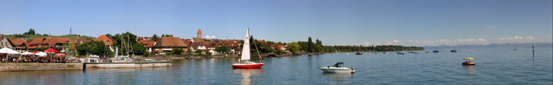 Panoramaansicht von Hagnau